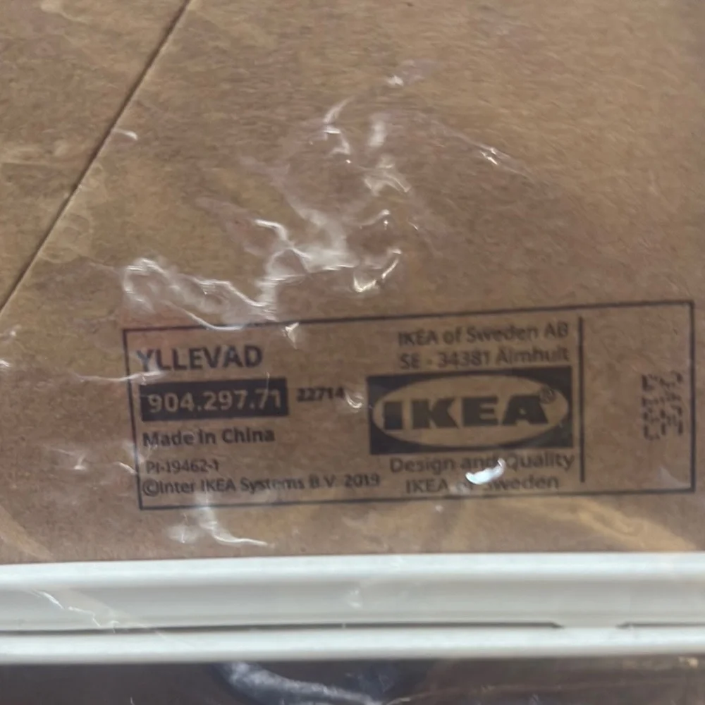 IKEA White and Brown Picture Frame Set